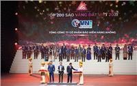 BẢO HIỂM HÀNG KHÔNG (VNI) VINH DỰ NHẬN GIẢI THƯỞNG SAO VÀNG ĐẤT VIỆT 2021